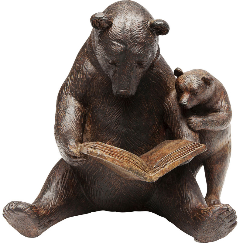 Статуэтка Reading Bears Коричневый Статуэтка Reading Bears Коричневый в Рязани | Loft Concept