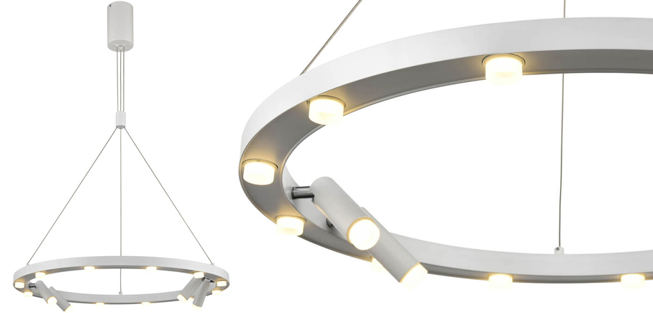 Люстра Rigor & Conciseness Lighting White Disk Люстра Rigor & Conciseness Lighting White Disk - Loft-Concept в Рязани