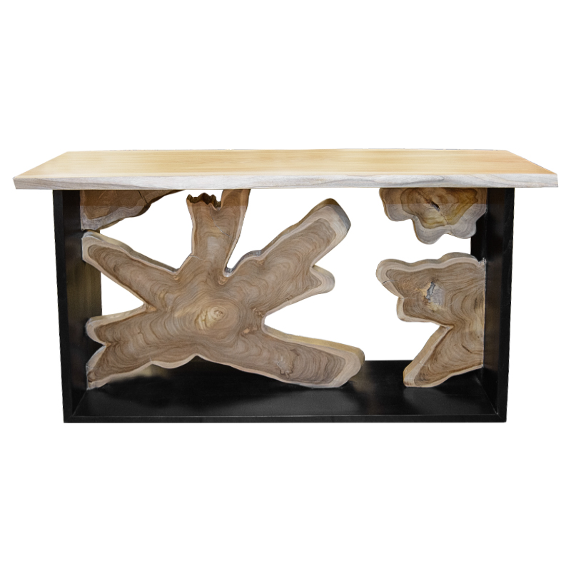 Консоль Erkan Console Древесина Черный Консоль Erkan Console Древесина Черный в Рязани | Loft Concept