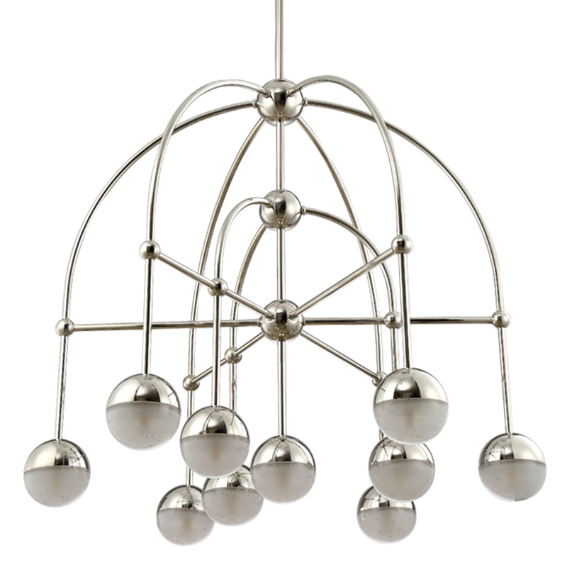 Люстра Heidy Chrome Chandelier 10 Хром Люстра Heidy Chrome Chandelier 10 Хром в Рязани | Loft Concept
