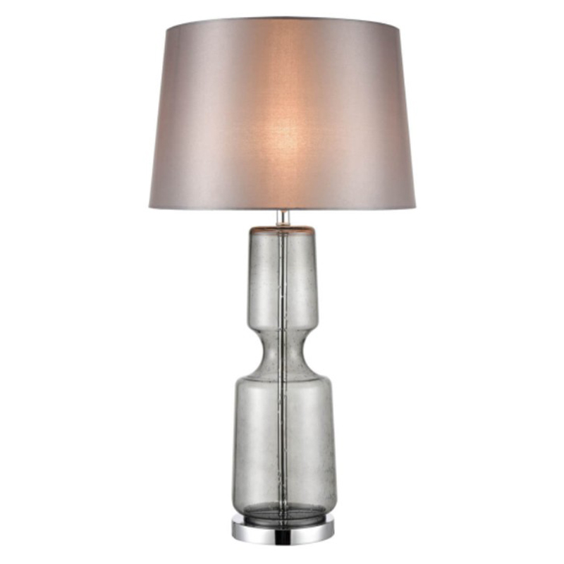 Настольная лампа Серое Стекло Antero Chrome Table Lamp Хром в Рязани | Loft Concept 
