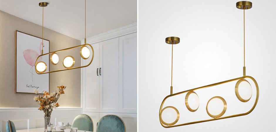 Люстра HOOP LED LONG Люстра HOOP LED LONG - Loft-Concept в Рязани