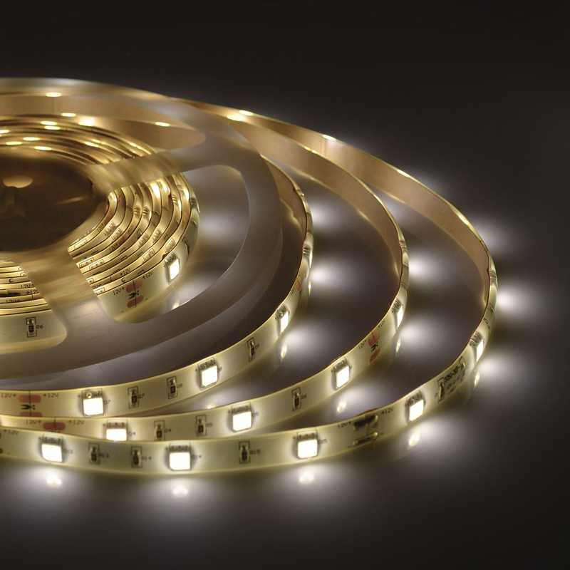 Светодиодная влагозащищенная лента 7,2W/m 30LED/m 5050SMD теплый белый 5M Белый Светодиодная влагозащищенная лента 7,2W/m 30LED/m 5050SMD теплый белый 5M Белый в Рязани | Loft Concept