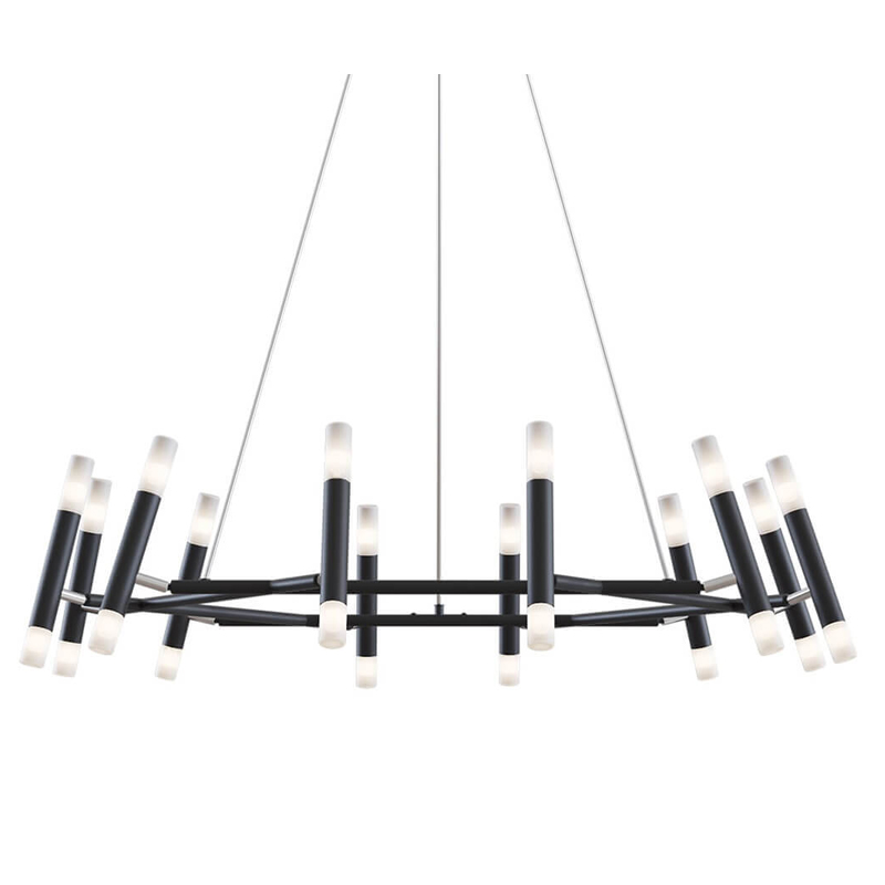 Люстра Arnaut Chandelier 24 Черный Люстра Arnaut Chandelier 24 Черный в Рязани | Loft Concept