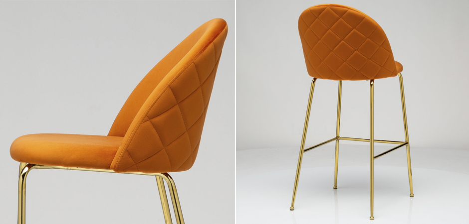 Барный стул Vendramin Bar Stool terracotta Барный стул Vendramin Bar Stool terracotta - Loft-Concept в Рязани