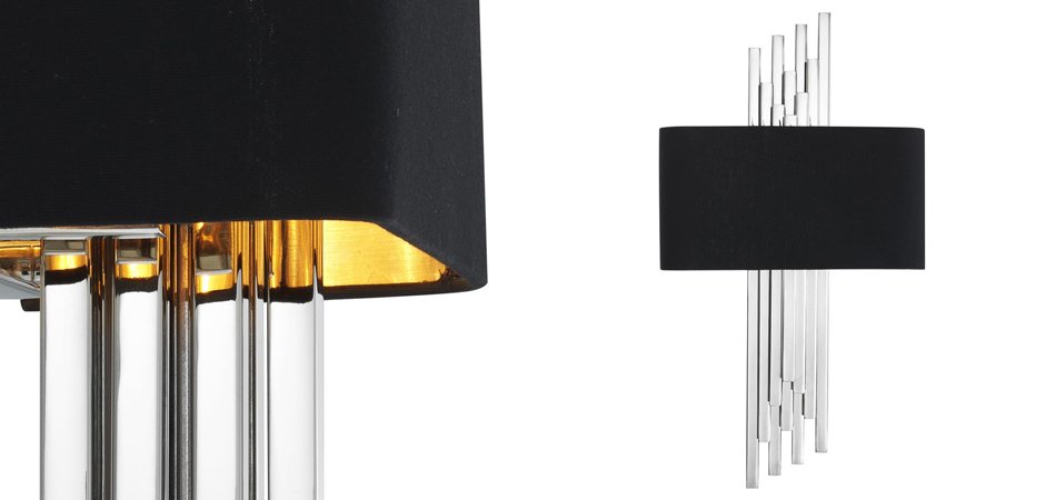 Бра Eichholtz Wall Lamp Caruso Nickel Бра Eichholtz Wall Lamp Caruso Nickel - Loft-Concept в Рязани
