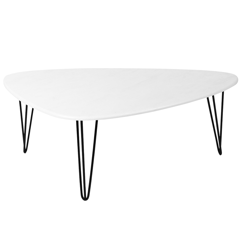Кофейный стол Dorian Coffee Table white Белый бетон Кофейный стол Dorian Coffee Table white Белый бетон в Рязани | Loft Concept