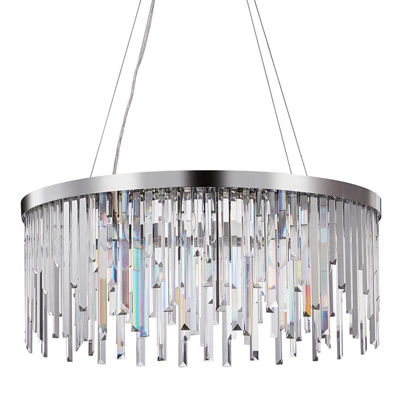 Люстра Bennett Chandelier chrome Хром Прозрачный Люстра Bennett Chandelier chrome Хром Прозрачный в Рязани | Loft Concept