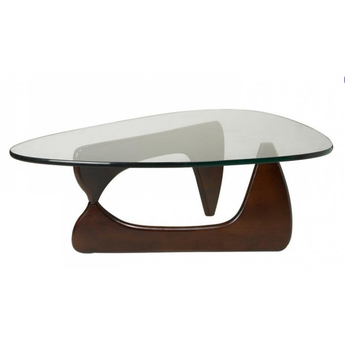 Столик Isamu Noguchi Coffee Table Черный Коричневый Белый дуб Столик Isamu Noguchi Coffee Table Черный Коричневый Белый дуб в Рязани | Loft Concept