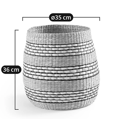 Круглая корзина из плетеного тростника Marjani Wicker Basket Круглая корзина из плетеного тростника Marjani Wicker Basket в Рязани