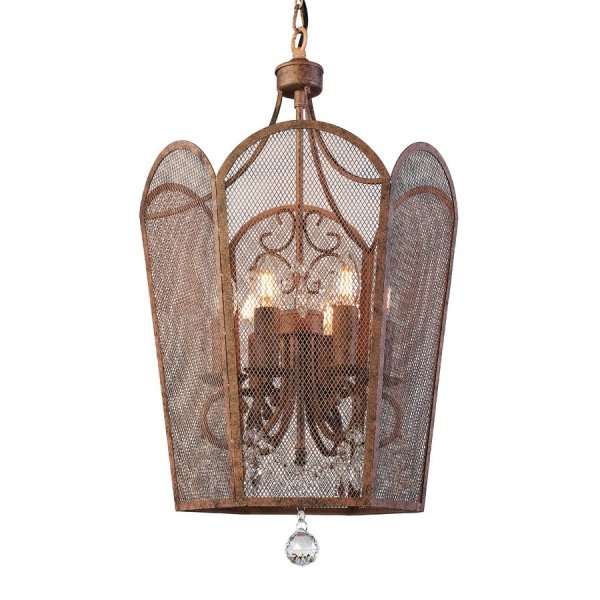 Люстра Roast Metal Chandelier 6 Коричневый Люстра Roast Metal Chandelier 6 Коричневый в Рязани | Loft Concept