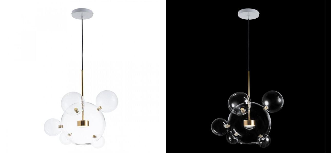 Подвесной Светильник Giopato & Coombes Bollr Pendant 6 BUBBLE LAMP золото - фото