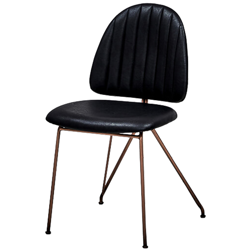 Стул Gracia Loft Stool Черный Бронза в Рязани | Loft Concept 