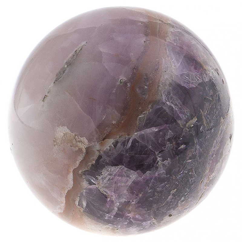 Шар декоративный из натурального камня Флюорит Natural Stone Spheres 9.5 см Сиреневый Розовый Шар декоративный из натурального камня Флюорит Natural Stone Spheres 9.5 см Сиреневый Розовый в Рязани | Loft Concept