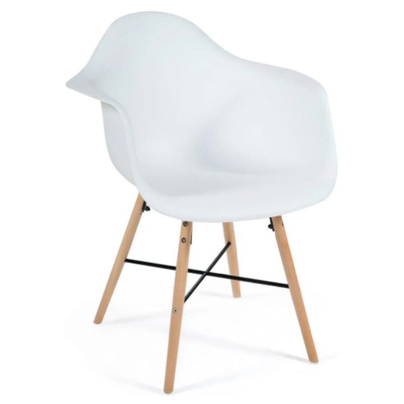 Стул DAW White Белый Древесина Стул DAW White Белый Древесина в Рязани | Loft Concept