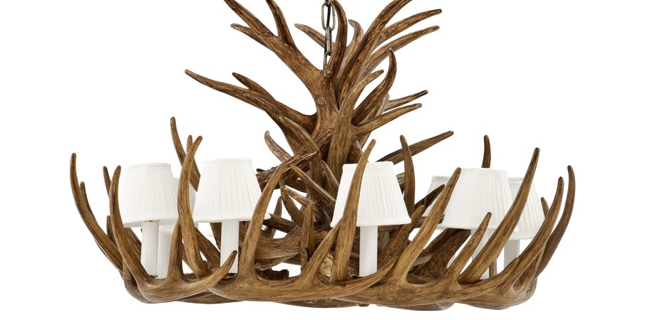 Люстра Eichholtz Chandelier Horn Highlands - Loft-Concept в Рязани