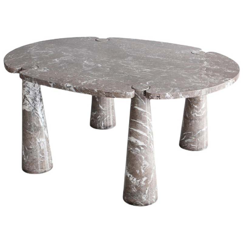 Кофейный стол Jacobi Marble Coffee Table Бежево-серый Кофейный стол Jacobi Marble Coffee Table Бежево-серый в Рязани | Loft Concept