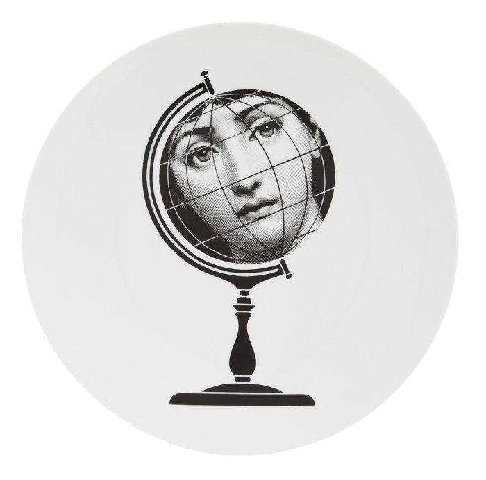 Декоративная тарелка Fornasetti 119 Черный Декоративная тарелка Fornasetti 119 Черный в Рязани | Loft Concept