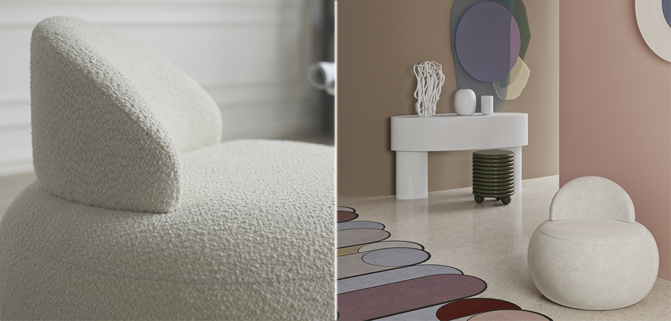 Кресло Boucle Snowball Armchair Кресло Boucle Snowball Armchair - Loft-Concept в Рязани