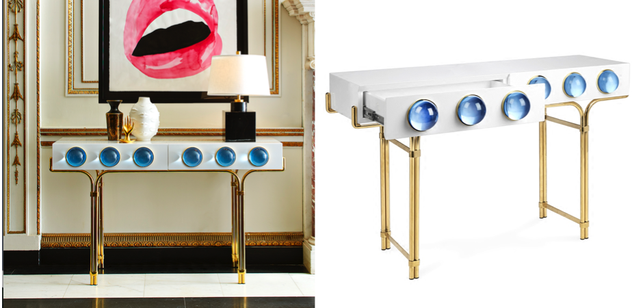 Консоль Globo Console Синий цвет Консоль Globo Console Синий цвет - Loft-Concept в Рязани