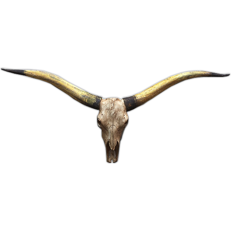 Аксессуар на стену Bull Skull beige Бежевый Аксессуар на стену Bull Skull beige Бежевый в Рязани | Loft Concept