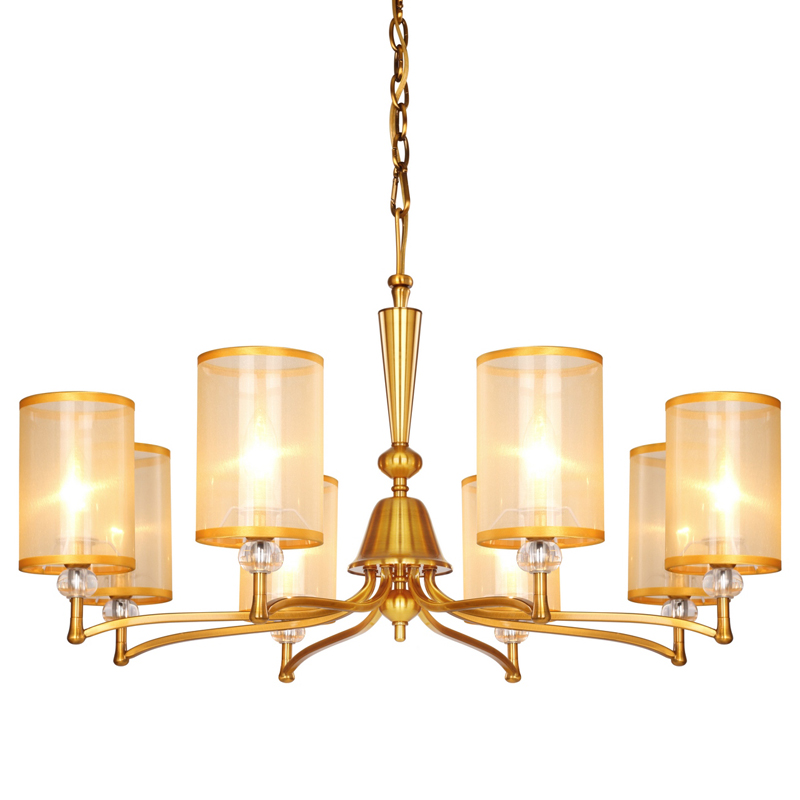 Люстра Boniface Chandelier 85 Латунь Золотой Шампань Прозрачный Люстра Boniface Chandelier 85 Латунь Золотой Шампань Прозрачный в Рязани | Loft Concept