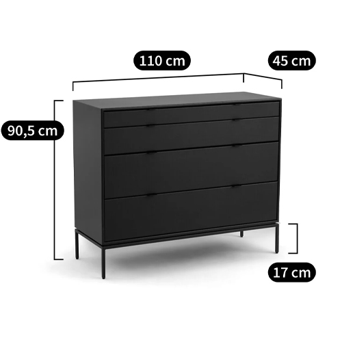 Комод из металла и кожи Guarin Chest of Drawers Комод из металла и кожи Guarin Chest of Drawers в Рязани