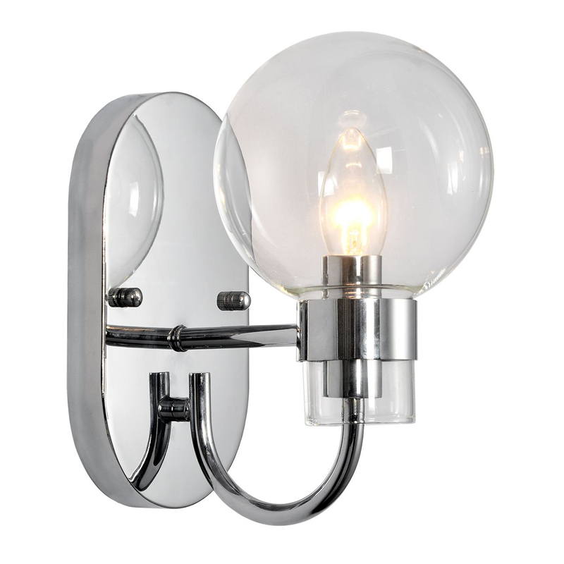 Бра Votrom Sconce chrome Хром Прозрачный (Transparent) Бра Votrom Sconce chrome Хром Прозрачный (Transparent) в Рязани | Loft Concept