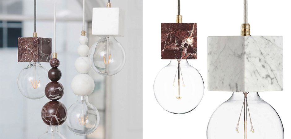 Подвесной светильник MARMOR VELDI Rosso Подвесной светильник MARMOR VELDI Rosso - Loft-Concept в Рязани