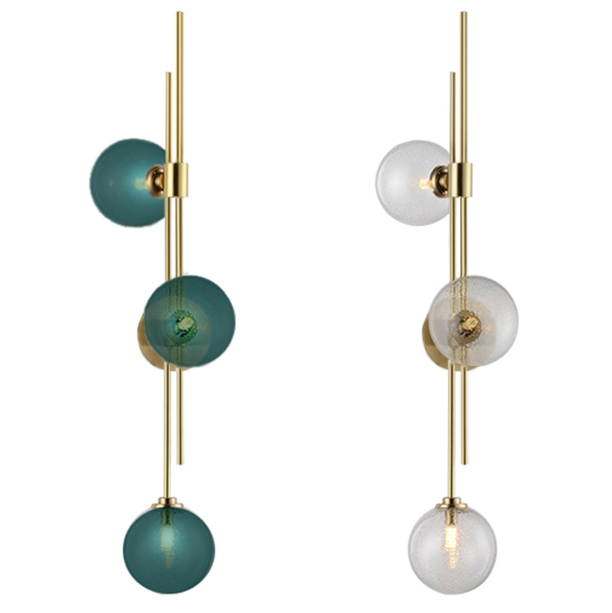 Бра TRILOGY WALL SCONCE Articolo Lighting Латунь Бирюзовый Бра TRILOGY WALL SCONCE Articolo Lighting Латунь Бирюзовый в Рязани | Loft Concept