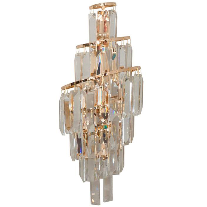 Бра Odeon Cascade Wall Lamp Gold 38 Прозрачное Стекло Золотой Бра Odeon Cascade Wall Lamp Gold 38 Прозрачное Стекло Золотой в Рязани | Loft Concept