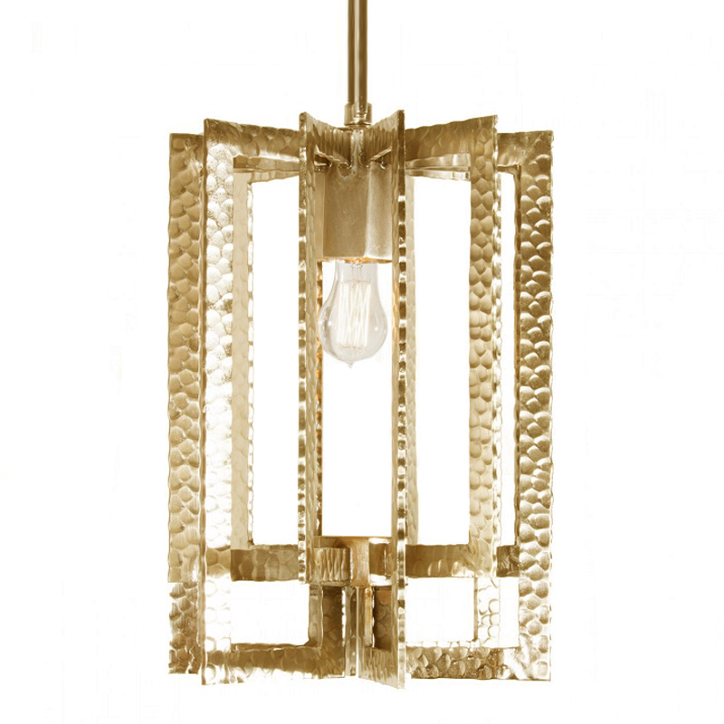 Подвесной Светильник Textured Cage Pendant Lamp gold Латунь Подвесной Светильник Textured Cage Pendant Lamp gold Латунь в Рязани | Loft Concept