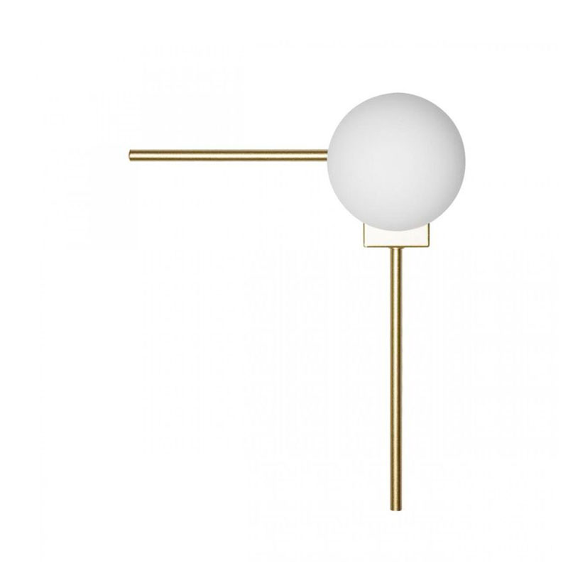 Бра Direct Rays Gold 32 см Белый Золотой Бра Direct Rays Gold 32 см Белый Золотой в Рязани | Loft Concept