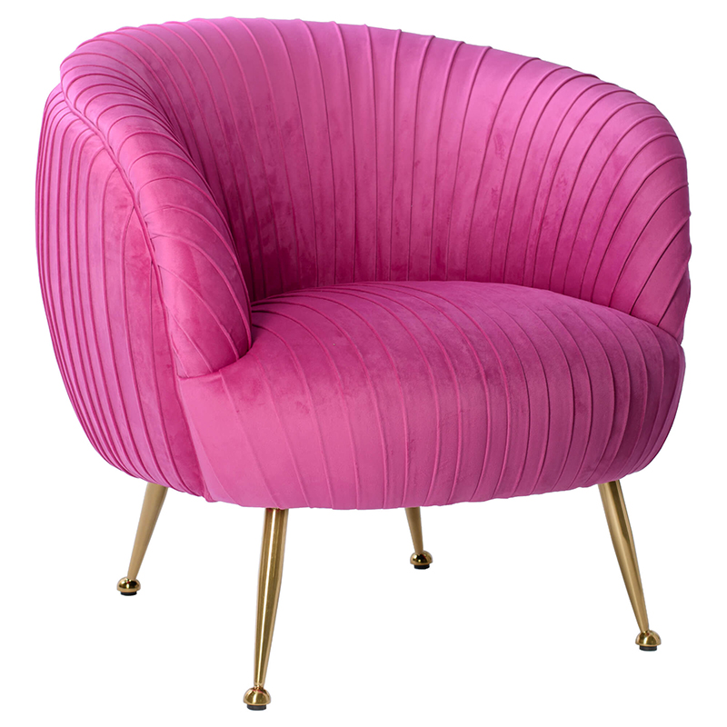 Кресло SOUFFLE CHAIR pink velor Розовый Кресло SOUFFLE CHAIR pink velor Розовый в Рязани | Loft Concept