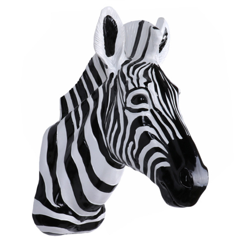 Декоративная голова зебры Zebra Декоративная голова зебры Zebra в Рязани | Loft Concept