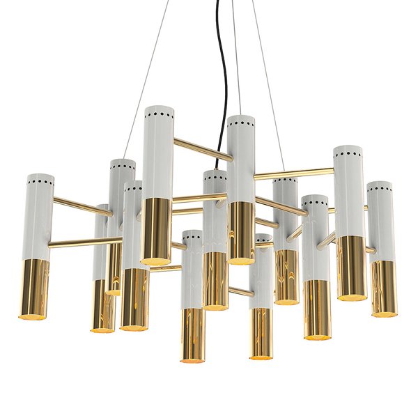 Люстра IKE Delightfull Gold & White  в Рязани | Loft Concept 