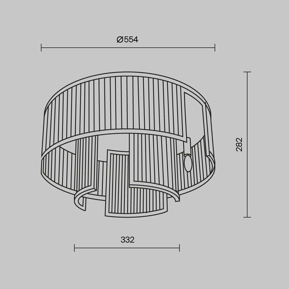 Потолочный светильник Frame Е14 в Рязани