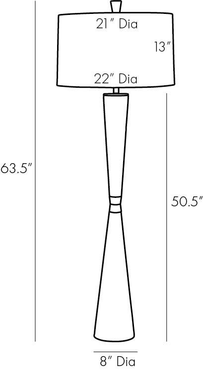 Торшер Arteriors GROM FLOOR LAMP Торшер Arteriors GROM FLOOR LAMP в Рязани