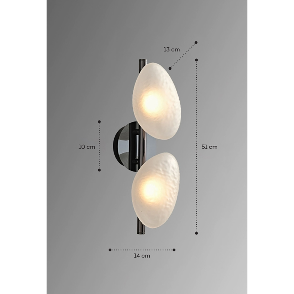 Бра LINDIS FROST LONG WALL 2 лампы Молочное стекло  в Рязани