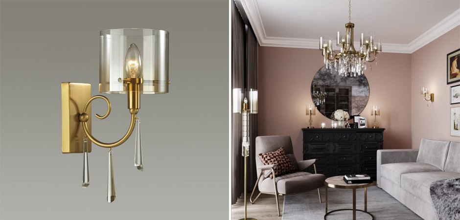 Бра Glass World Bronze Бра Glass World Bronze - Loft-Concept в Рязани