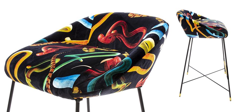Барный стул Seletti High Stool Snakes Барный стул Seletti High Stool Snakes - Loft-Concept в Рязани