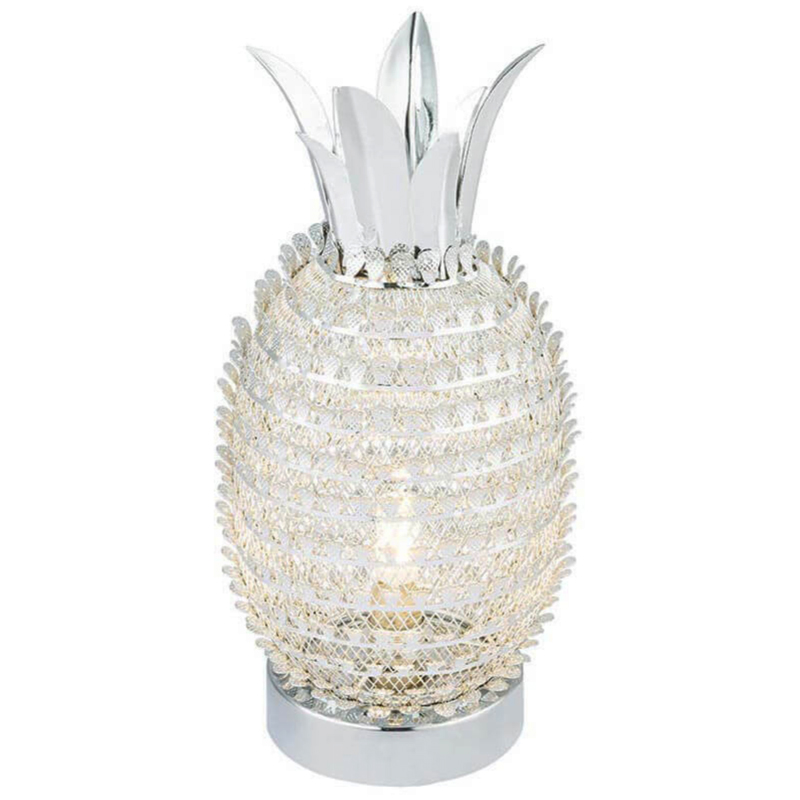 Настольная лампа Серебряный Ананас Pineapple Silver Серебряный Настольная лампа Серебряный Ананас Pineapple Silver Серебряный в Рязани | Loft Concept