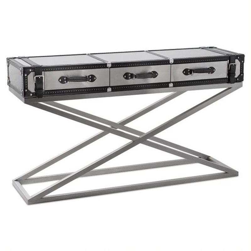 Консоль Dardan Console Черный Нержавеющая сталь Консоль Dardan Console Черный Нержавеющая сталь в Рязани | Loft Concept