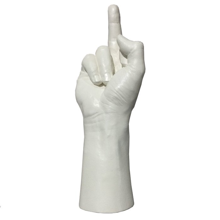 Статуэтка Fuck off Белый Статуэтка Fuck off Белый в Рязани | Loft Concept