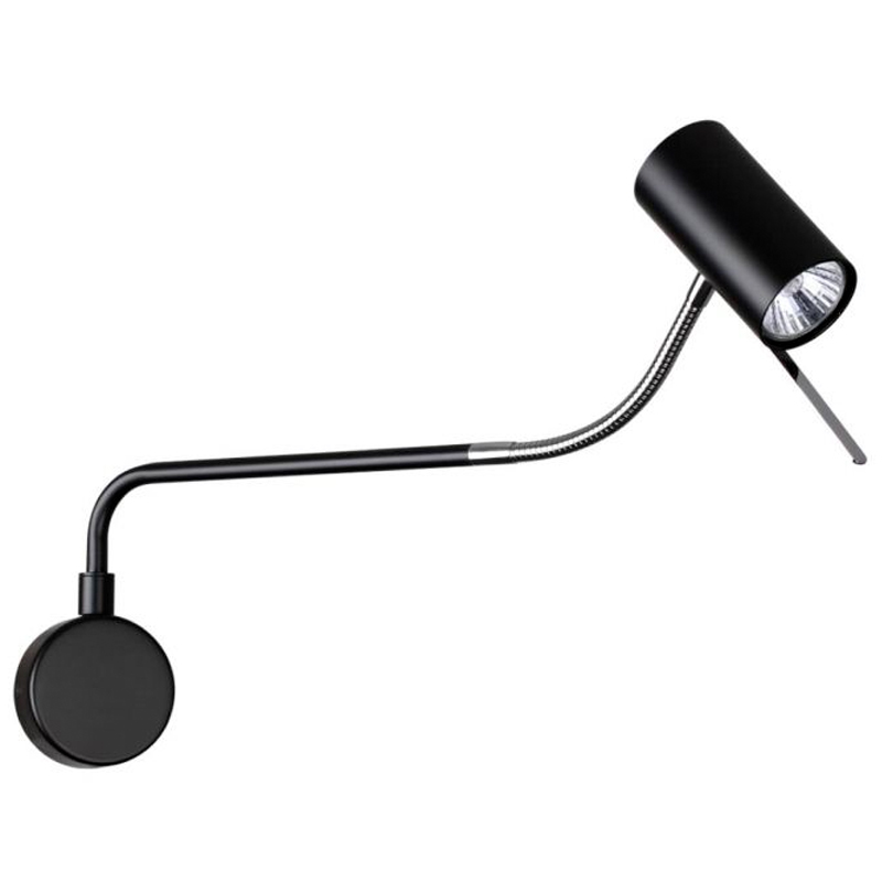 Гибкое бра Trumpet Wall Lamp Хром Хром Черный Гибкое бра Trumpet Wall Lamp Хром Хром Черный в Рязани | Loft Concept