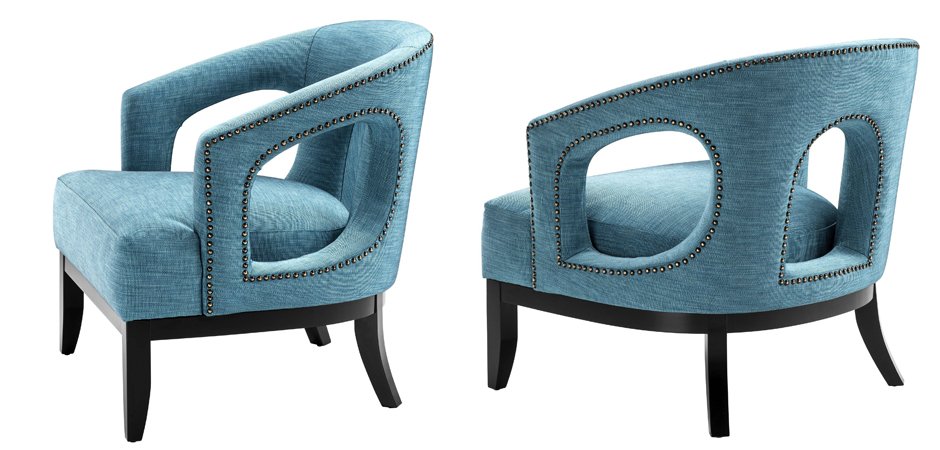 Кресло Eichholtz Chair Adam Turquoise Кресло Eichholtz Chair Adam Turquoise - Loft-Concept в Рязани