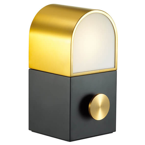 Настольная лампа Light Box Table Lamp Белый Черный Золотой Настольная лампа Light Box Table Lamp Белый Черный Золотой в Рязани | Loft Concept