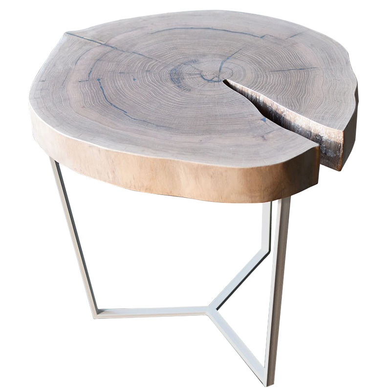 Кофейный стол Wickens Industrial Metal Rust Coffee Table Светлый дуб Белый Кофейный стол Wickens Industrial Metal Rust Coffee Table Светлый дуб Белый в Рязани | Loft Concept