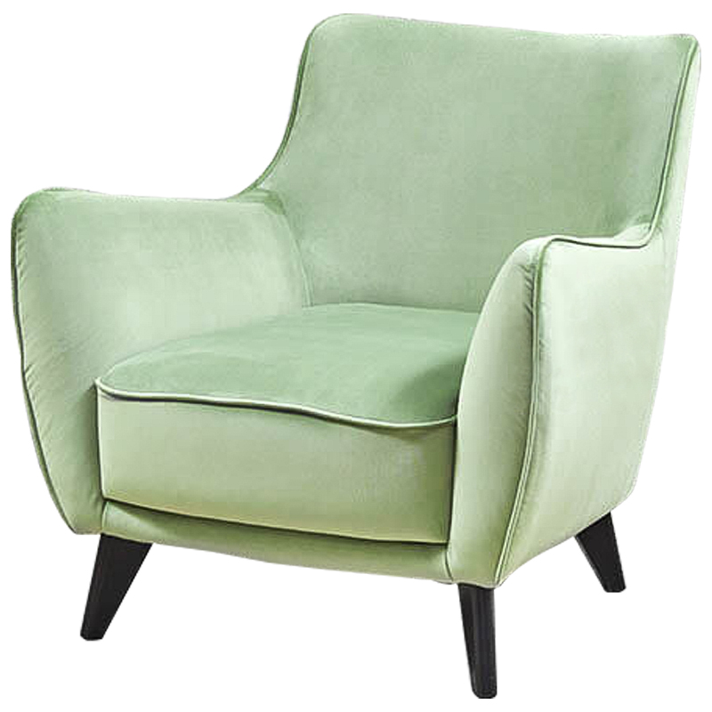 Кресло Mint Softness Chair Зеленый шалфей Черный Кресло Mint Softness Chair Зеленый шалфей Черный в Рязани | Loft Concept