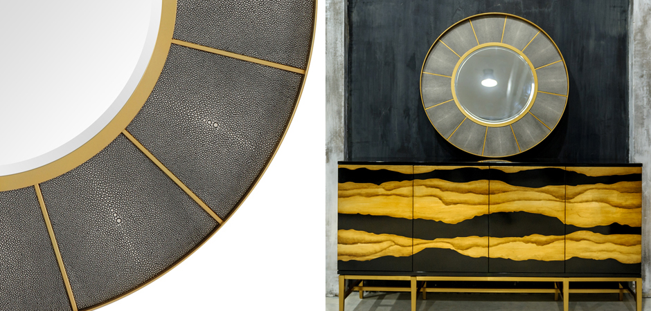 Зеркало Sectors Circle Mirror Зеркало Sectors Circle Mirror - Loft-Concept в Рязани
